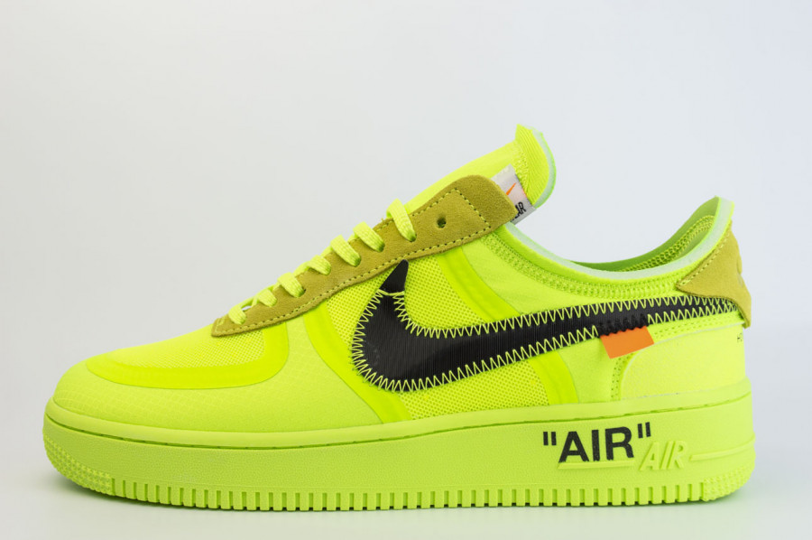 кроссовки Nike Air Force 1 Low x Off-White Volt