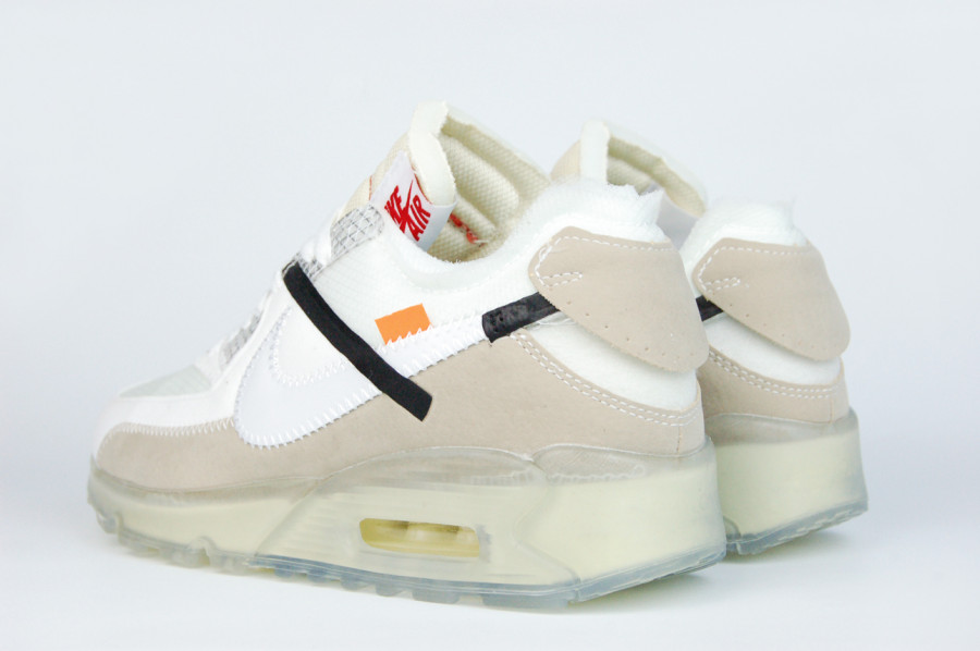 кроссовки Nike Air Max 90 x Off-White White