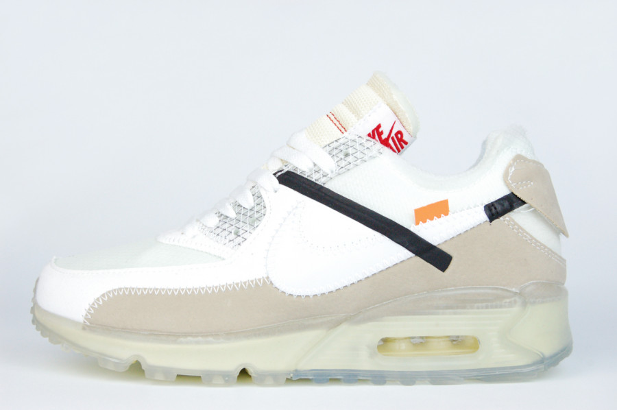 кроссовки Nike Air Max 90 x Off-White White
