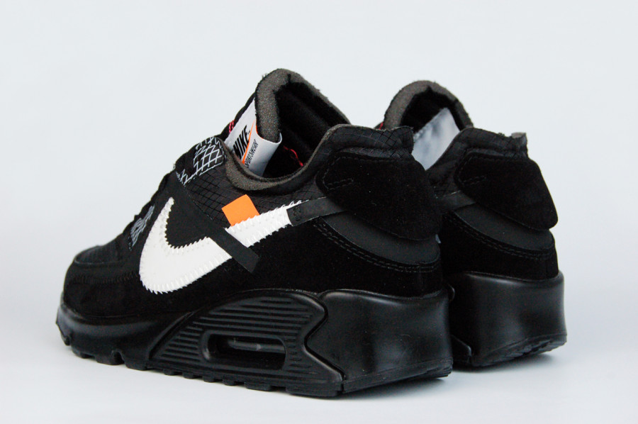 кроссовки Nike Air Max 90 x Off-White Triple Black