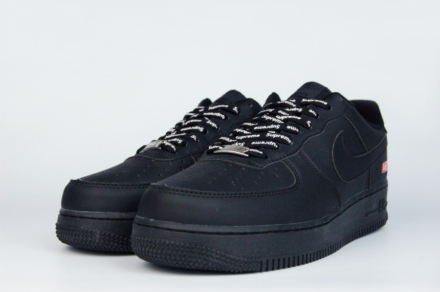 кроссовки Nike Air Force 1 Low x Supreme Triple Black