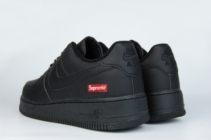 кроссовки Nike Air Force 1 Low x Supreme Triple Black