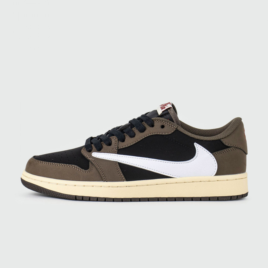 кроссовки Air Jordan 1 Low x Travis Scott Dark Mocha