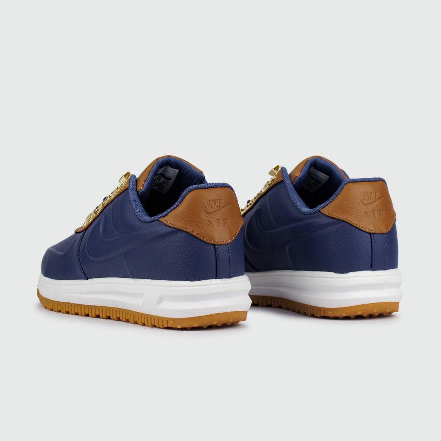 кроссовки Nike Lunar Force 1 Duckboot Low Blue / Brown