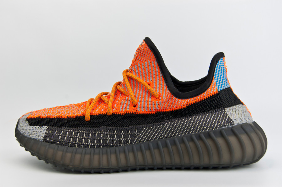 кроссовки Adidas Yeezy 350 boost Black / Orange