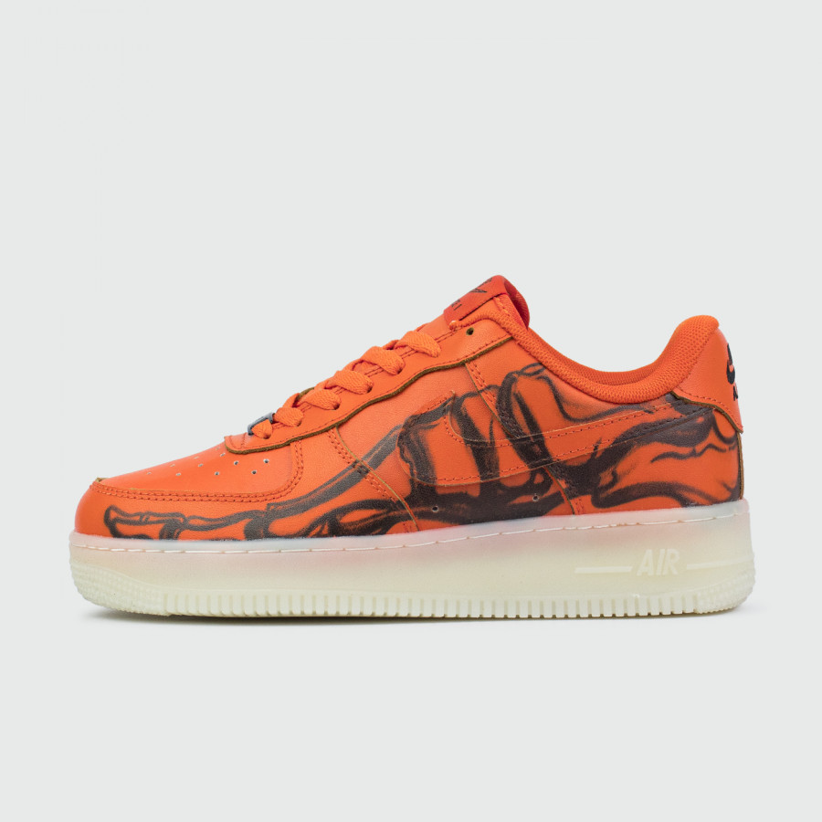 кроссовки Nike Air Force 1 Low Skeleton Orange