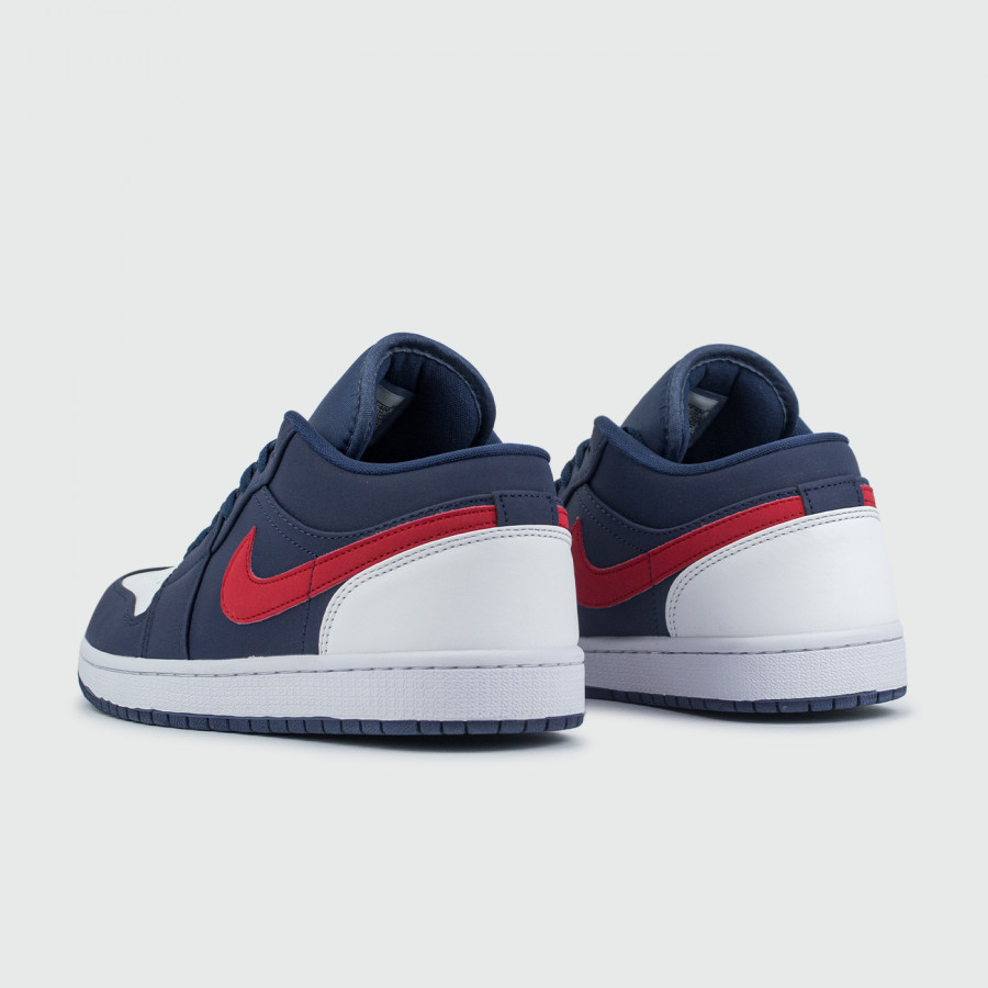 кроссовки Nike Air Jordan 1 Low Blue / White / Red
