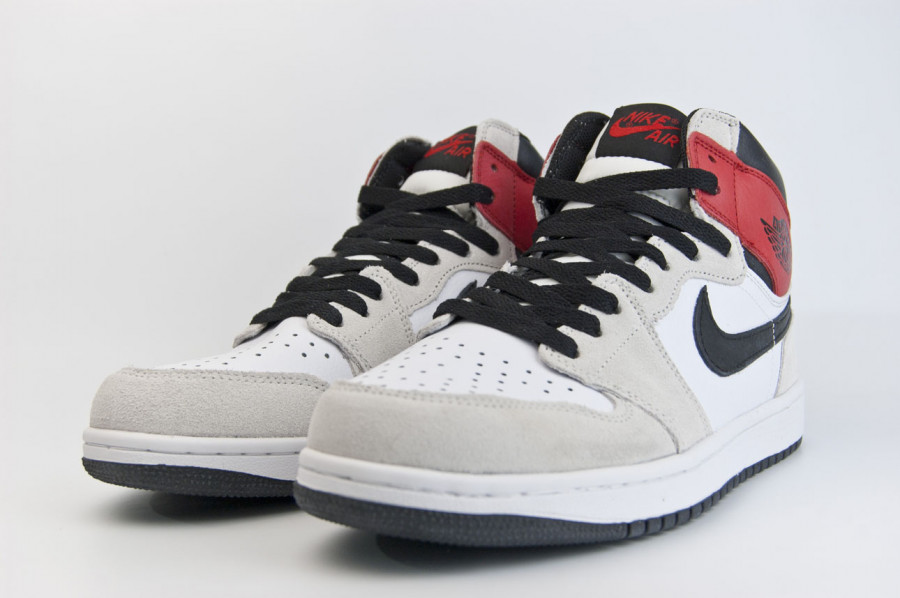 кроссовки Nike Air Jordan 1 Wmns White / Black / Red
