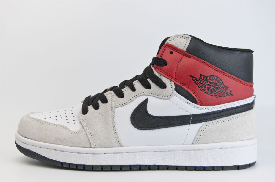 кроссовки Nike Air Jordan 1 Wmns White / Black / Red