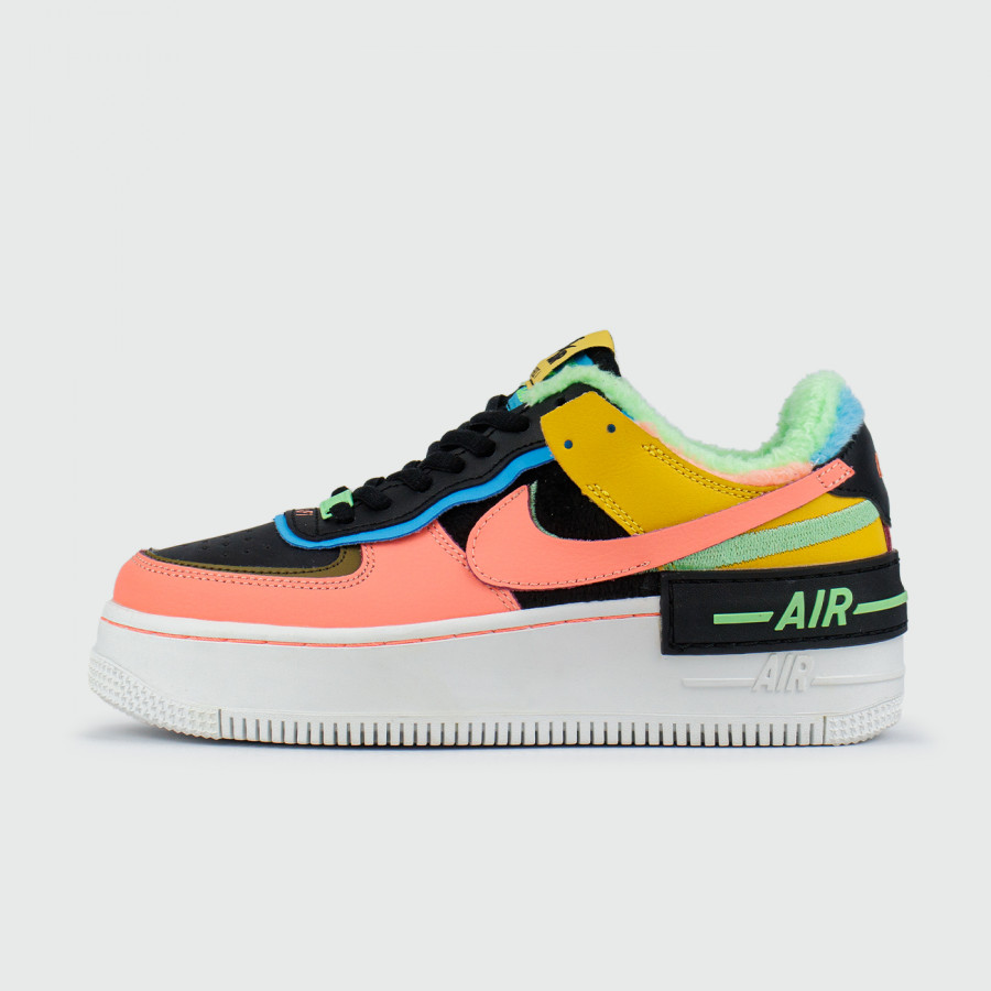 кроссовки Nike Air Force 1 Low Shadow Fur Color Mix