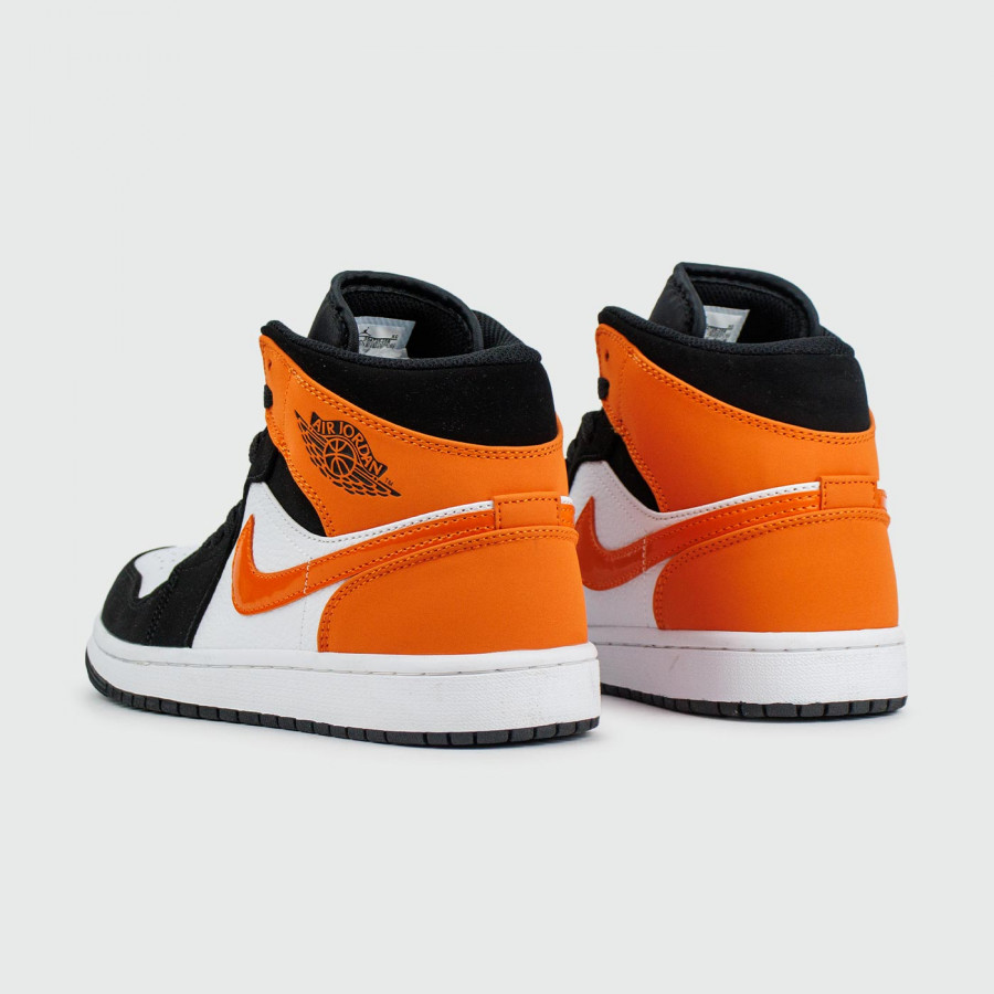 кроссовки Nike Air Jordan 1 White / Black / Orange