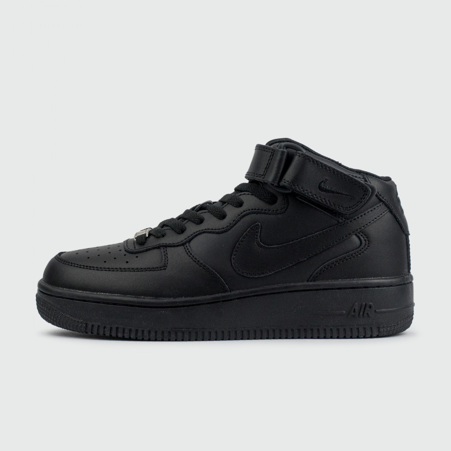 кроссовки Nike Air Force 1 Mid Wmns Triple Black