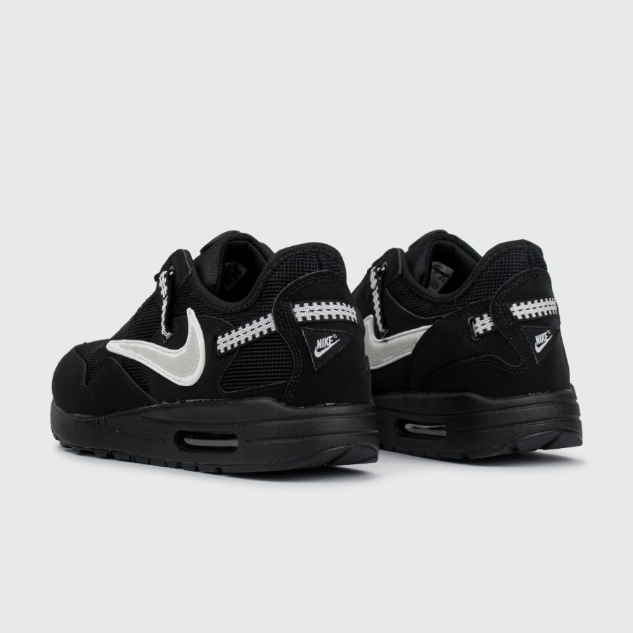 кроссовки Nike Air Max 1 x Travis Scott Black / White