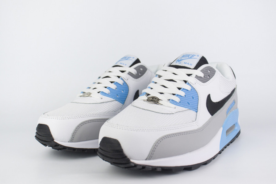 кроссовки Nike Air Max 90 White / Blue