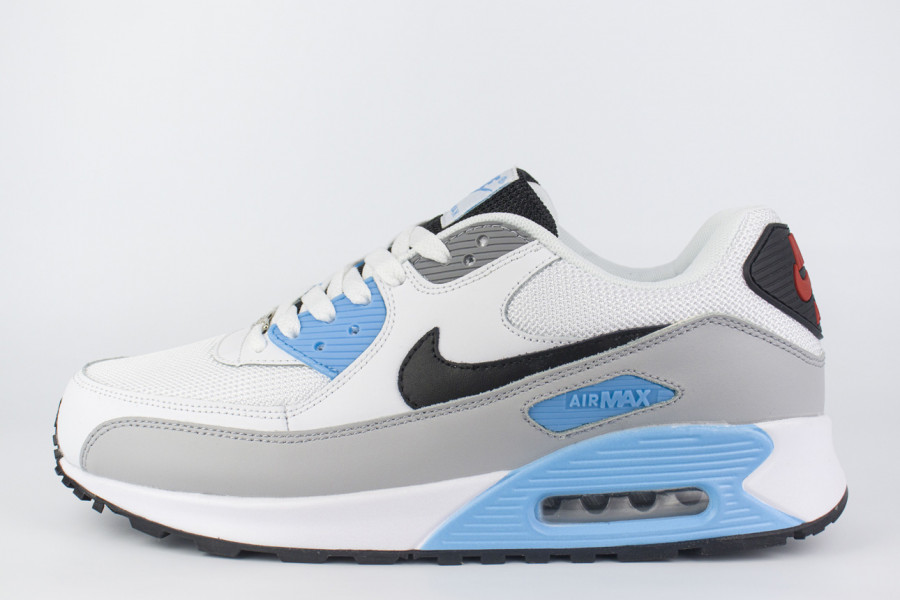 кроссовки Nike Air Max 90 White / Blue