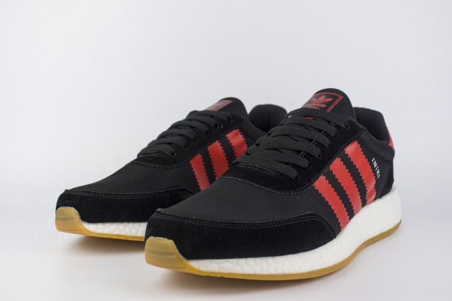 кроссовки Adidas Iniki Runner Boost Black / Red