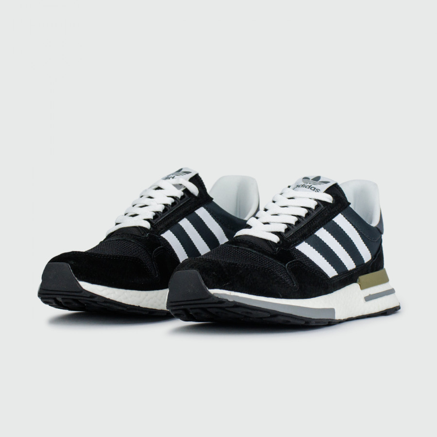 кроссовки Adidas ZX 500 Boost Black / White Str