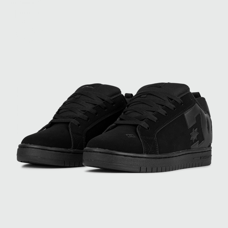 кеды DC Shoes Court Graffik Triple Black