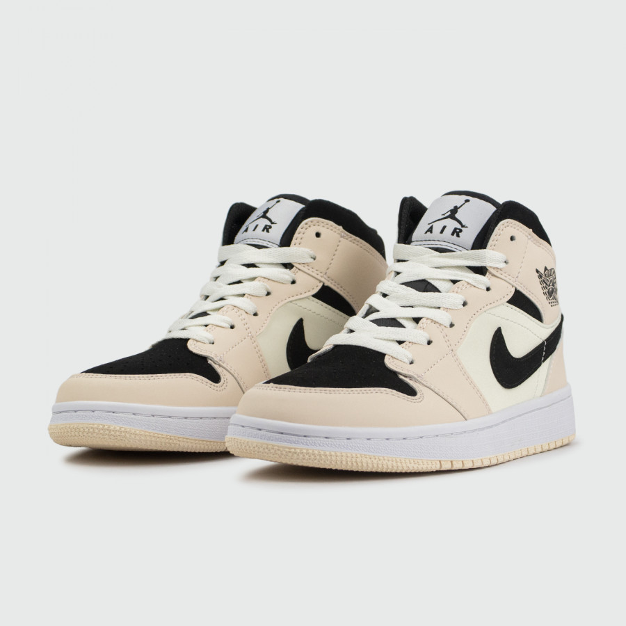 кроссовки Nike Air Jordan 1 Wmns Cream Black