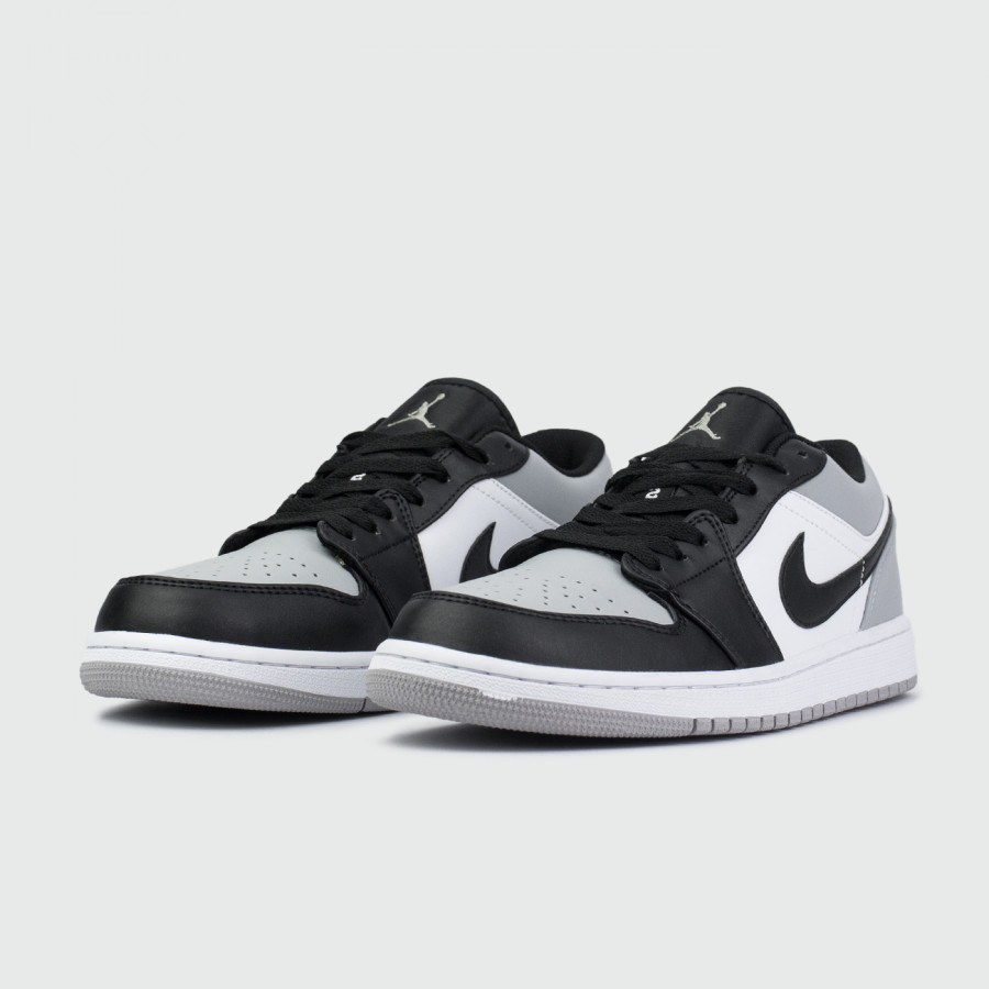 кроссовки Nike Air Jordan 1 Low Black / Grey "Shadow Toe"