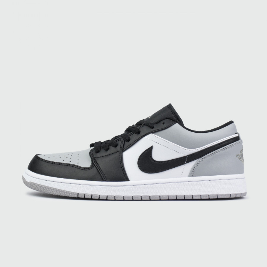 кроссовки Nike Air Jordan 1 Low Black / Grey "Shadow Toe"