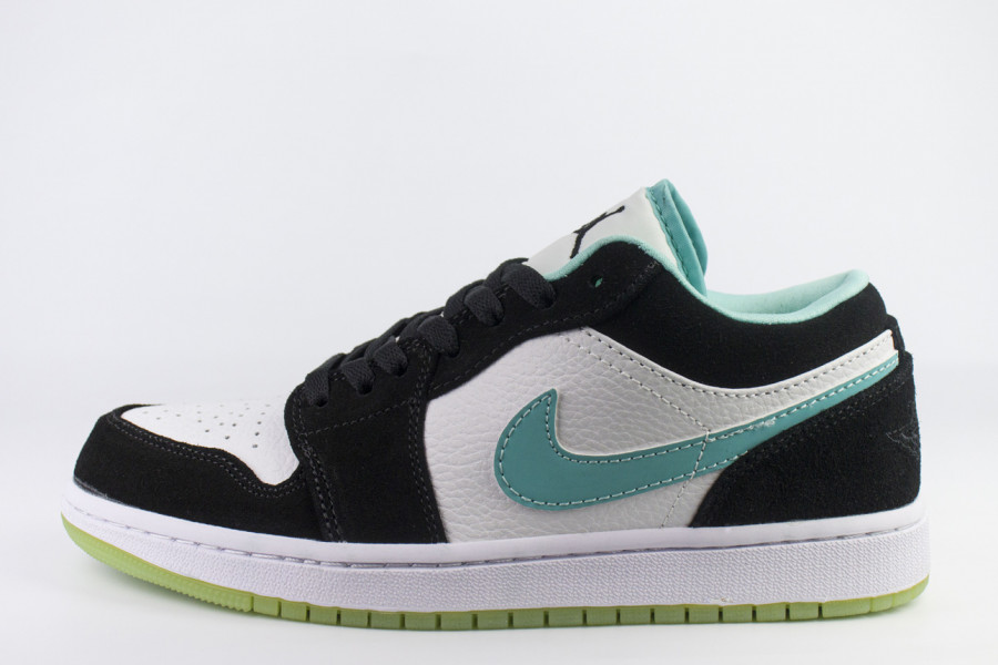 кроссовки Nike Air Jordan 1 Low Wmns Wh. / Black / Mint