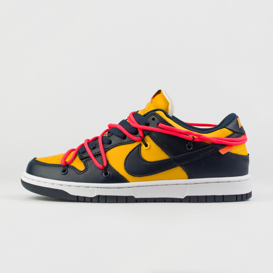 кроссовки Nike Dunk Low x Off-White Wmns University Gold