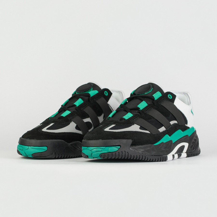 кроссовки Adidas Niteball Black / Green new