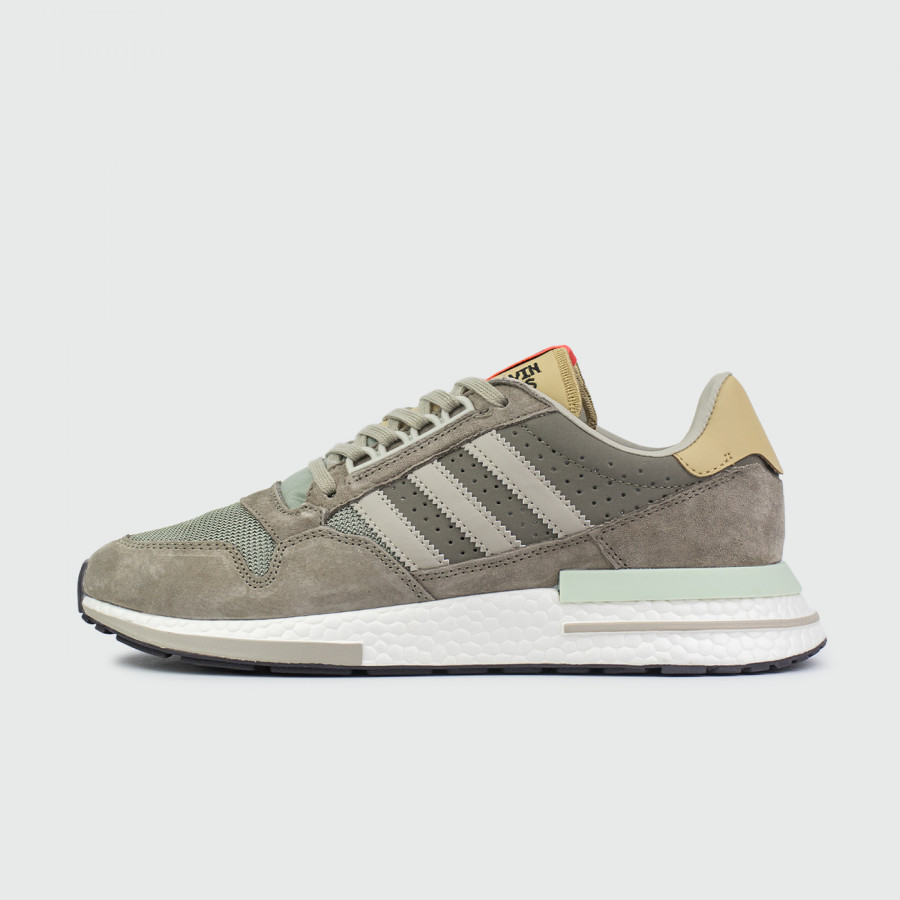 кроссовки Adidas ZX 500 Boost Grey / White