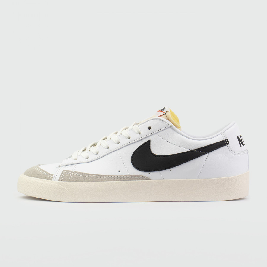 кроссовки Nike Blazer Low 77 Leather Wh. / Grey / Black