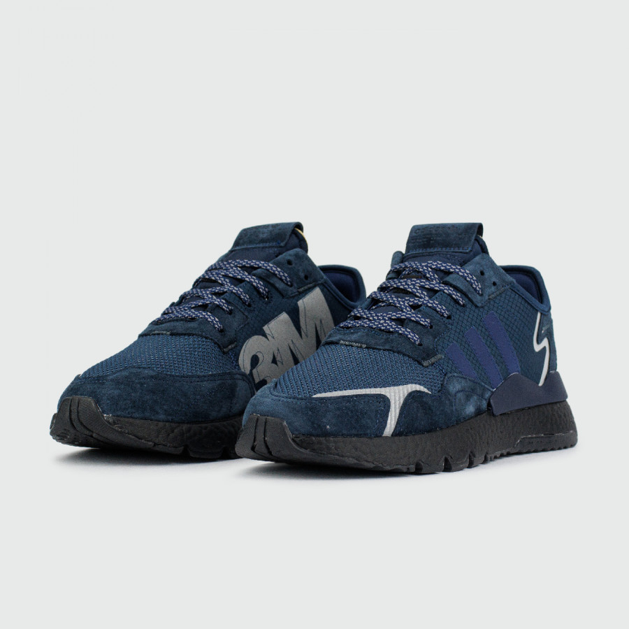 кроссовки Adidas Nite Jogger 3M Navy new