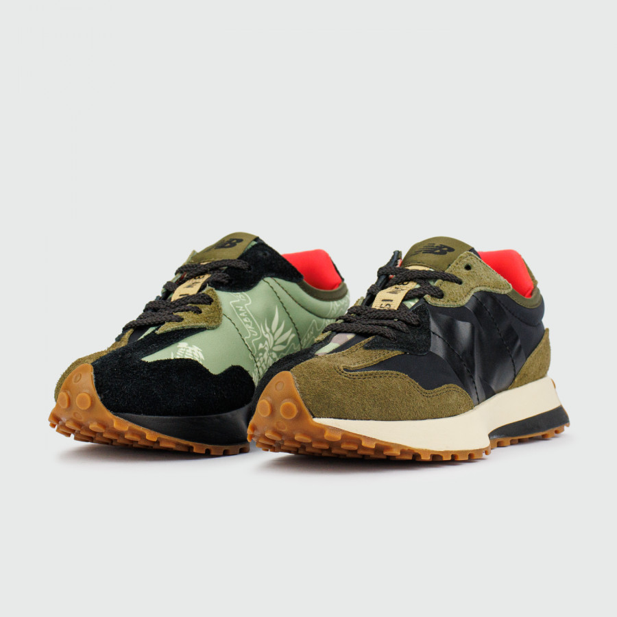 кроссовки New Balance 327 Wmns Black / Mint