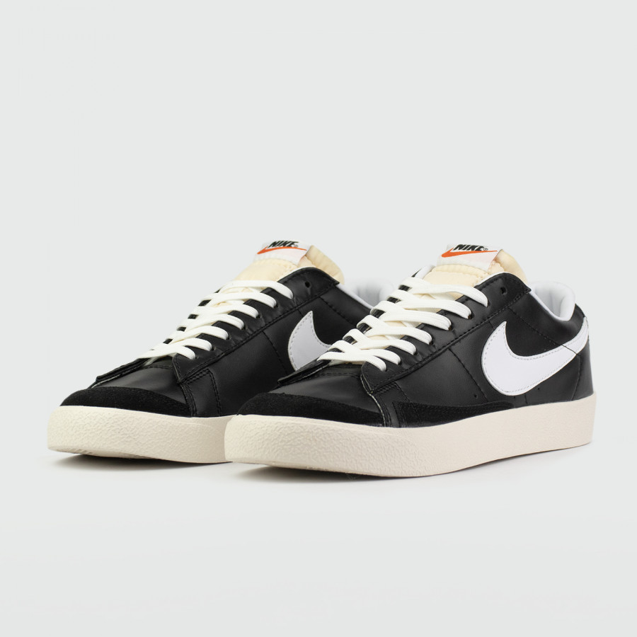 кроссовки Nike Blazer Low 77 Leather Black / White new