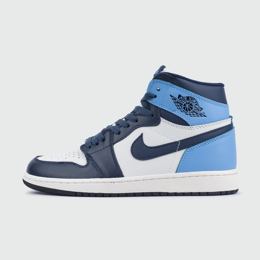 кроссовки Nike Air Jordan 1 White / Blue