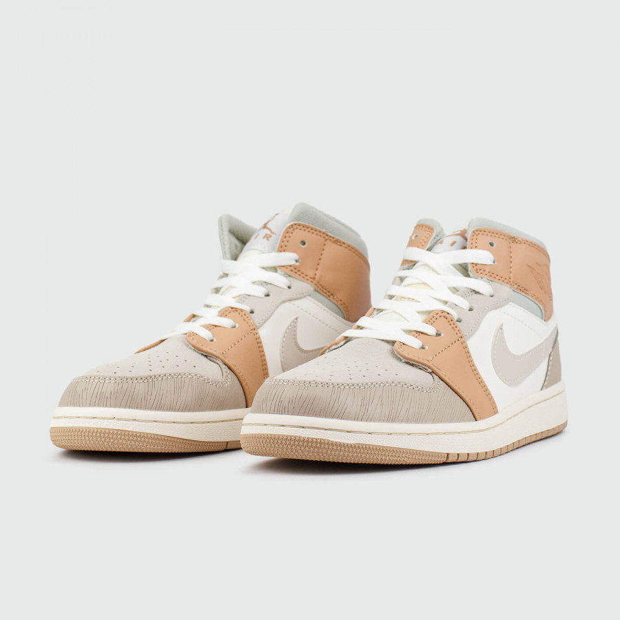 кроссовки Nike Air Jordan 1 Wmns Cream / White