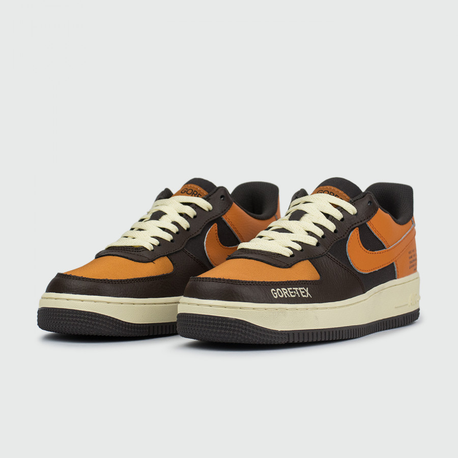 кроссовки Nike Air Force 1 Low Gore-tex Brown / Orange