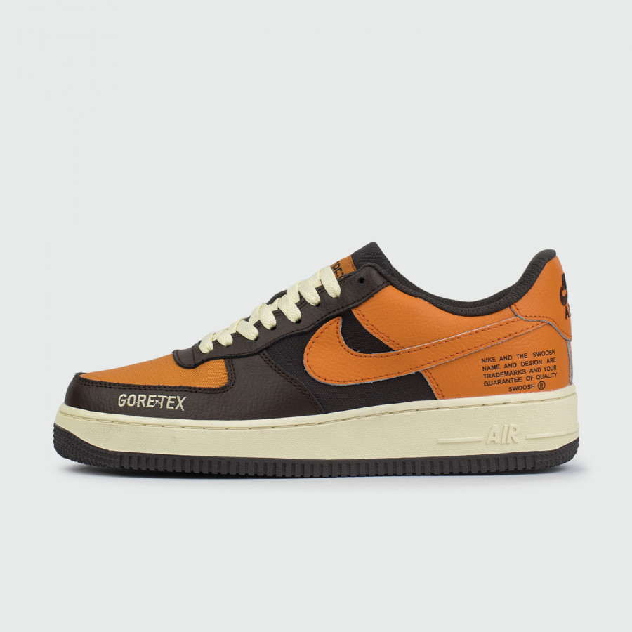 кроссовки Nike Air Force 1 Low Gore-tex Brown / Orange