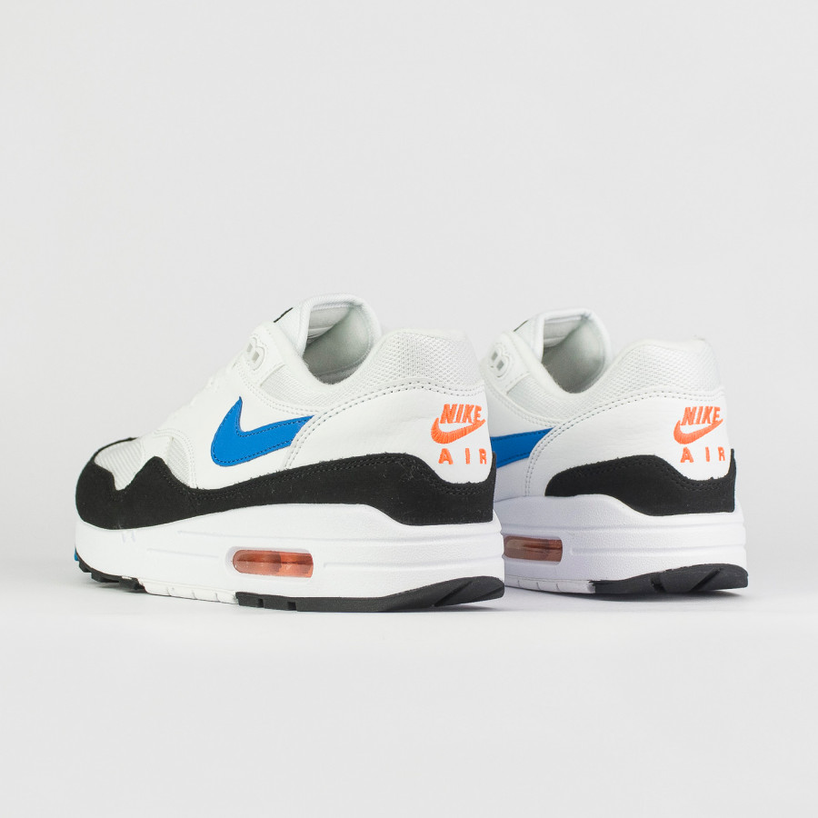 кроссовки Nike Air Max 1 White / Black / Blue