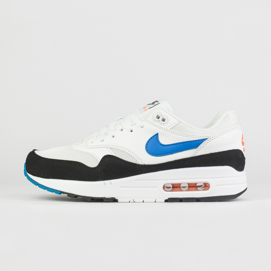 кроссовки Nike Air Max 1 White / Black / Blue