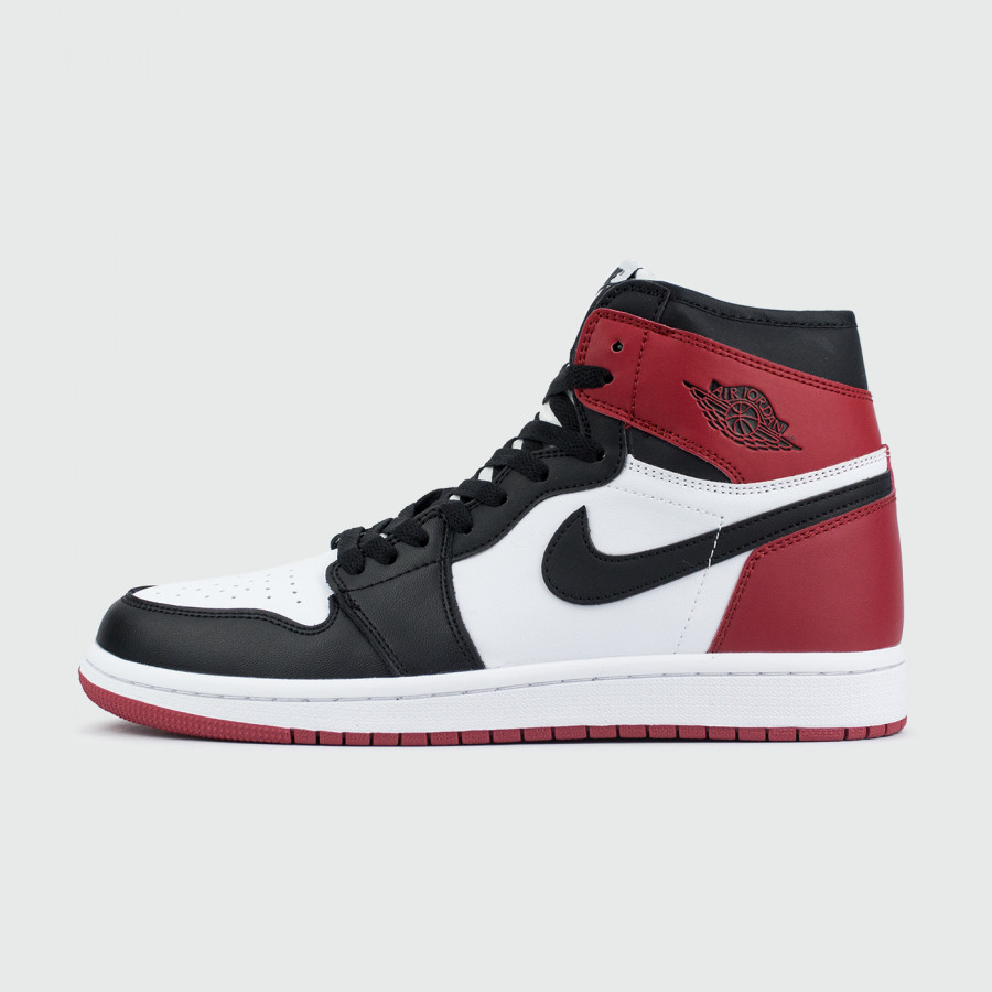 кроссовки Nike Air Jordan 1 Black Toe with Fur
