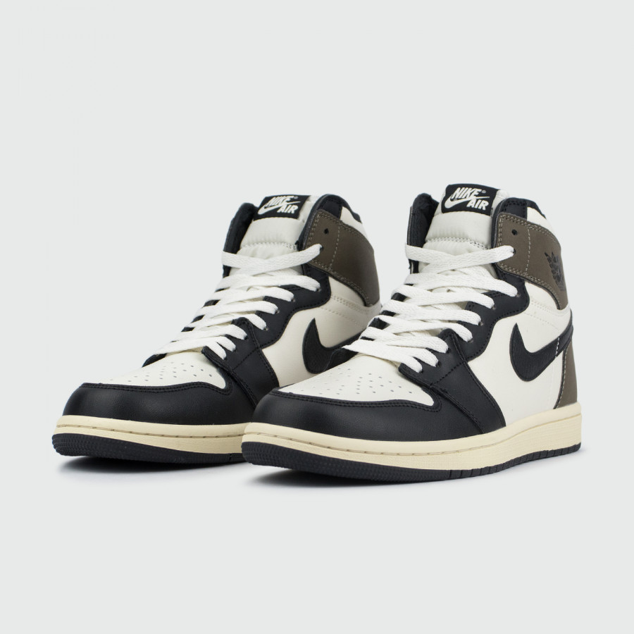 кроссовки Nike Air Jordan 1 Dark Mocha with Fur