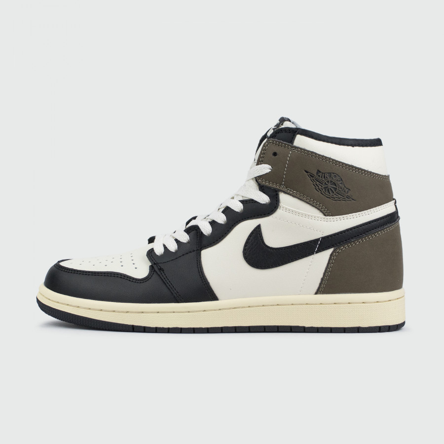 кроссовки Nike Air Jordan 1 Dark Mocha with Fur