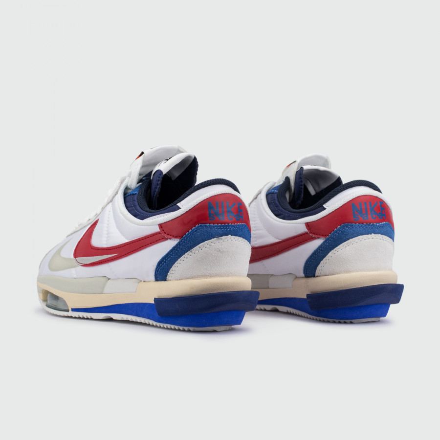 кроссовки Nike Cortez 4.0 x Sacai White / Royal