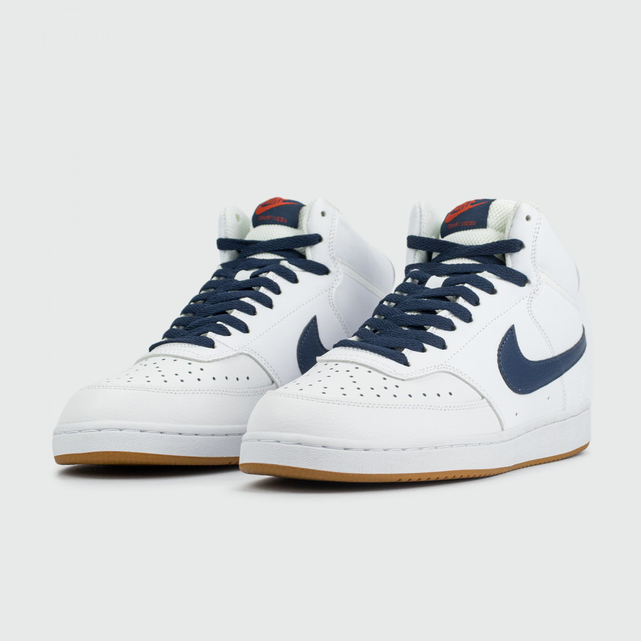 кроссовки Nike Court Vision Mid White / Blue / Gum