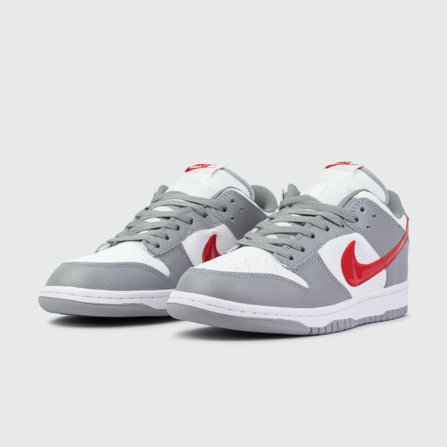 кроссовки Nike Dunk Low Grey / Red