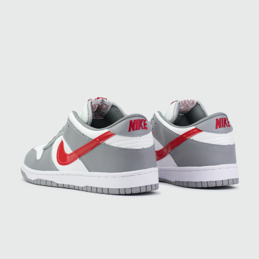 кроссовки Nike Dunk Low Grey / Red
