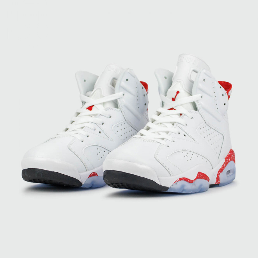 кроссовки Nike Air Jordan 6 White Infrared