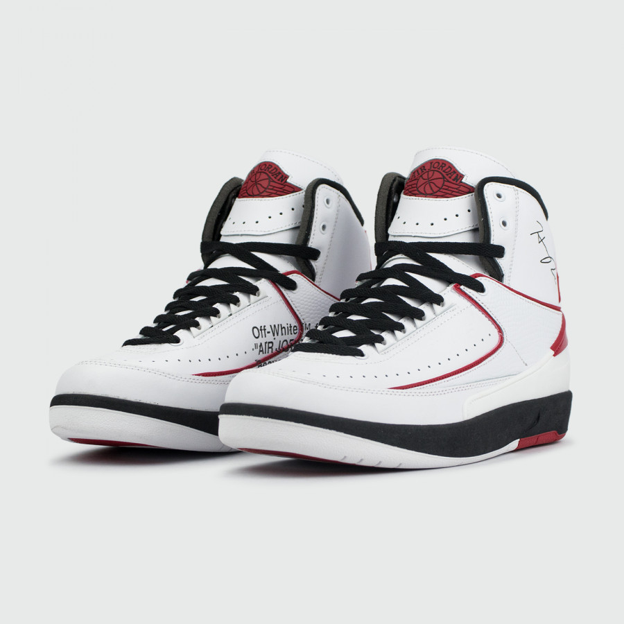 кроссовки Nike Air Jordan 2 x Off-White White / Red