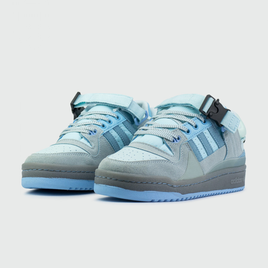 кроссовки Adidas Forum Low x Bad Bunny Blue / Grey
