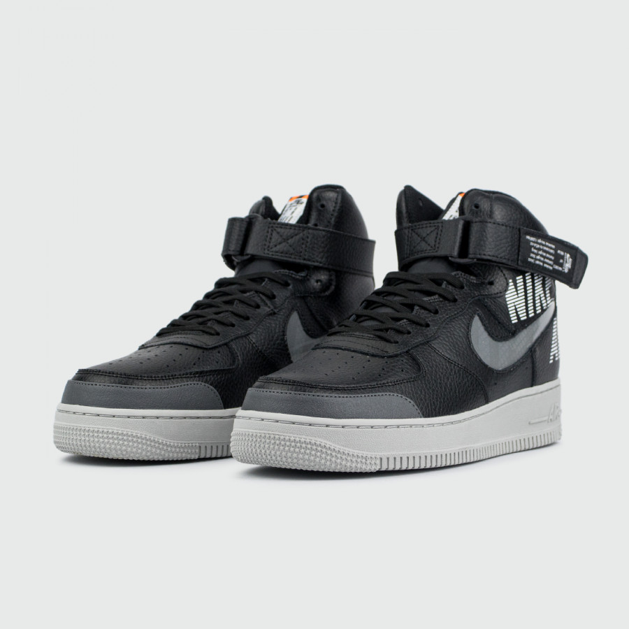 кроссовки Nike Air Force 1 High Under Construction Black / Grey